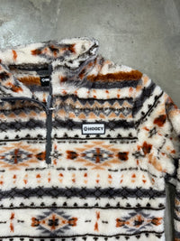 Thumbnail for Hooey Aztec All Over Fleece Pullover - Cream/Grey/Tan