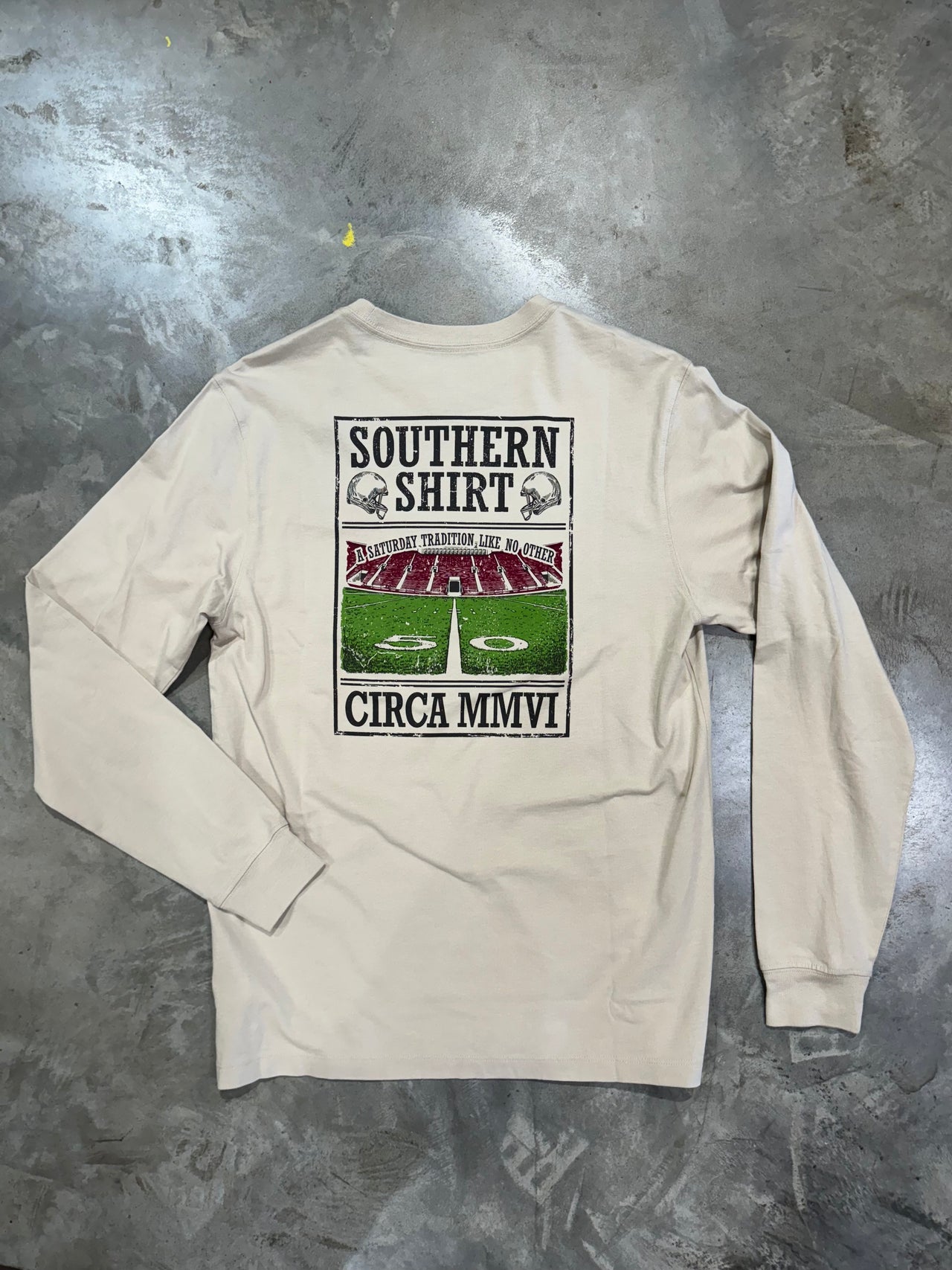 Youth Saturday Tradition LS Tee - Taupe