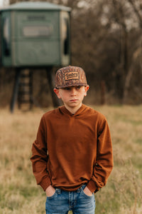 Thumbnail for Youth Brown Ranch 6 Panel Cap