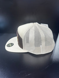 Thumbnail for Mallard Woven Patch 7 Panel Cap - Brown/Khaki