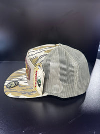 Thumbnail for Buck Woven Patch 7 Panel Cap - Bottomland/Loden