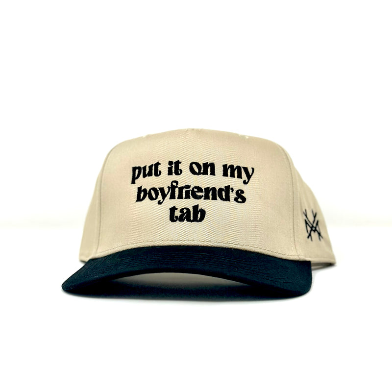 MHC Put It On My Boyfriend's Tab Otto Cap - Black/Khaki