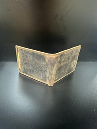 Thumbnail for Jack Bull Heather Brown Bi-Fold Leather Wallet with Magnetic Closure