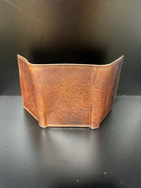 Thumbnail for Jack Bull Honey Brown Leather Tri-Fold Wallet