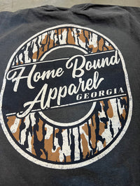 Thumbnail for Home Bound Camo Oval Short Sleeve T-Shirt - Pepper