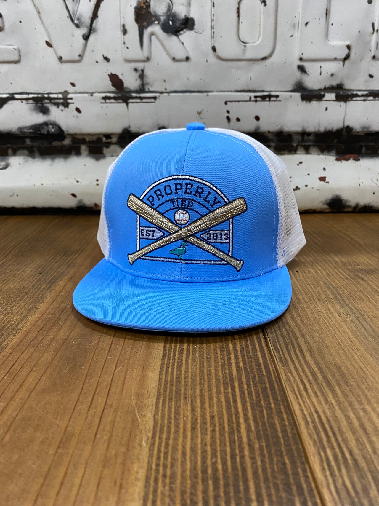 Youth - Baseball Shield Trucker Cap