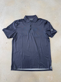 Thumbnail for Home Bound Speckled Performance Polo - Black/Silver