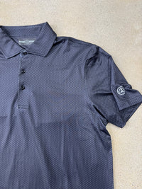 Thumbnail for Home Bound Speckled Performance Polo - Black/Silver