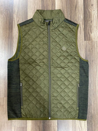 Thumbnail for Home Bound Olive Puff Heathered Vest