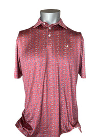 Thumbnail for Mans Best Friend Pointer Performance Polo - Rhubarb