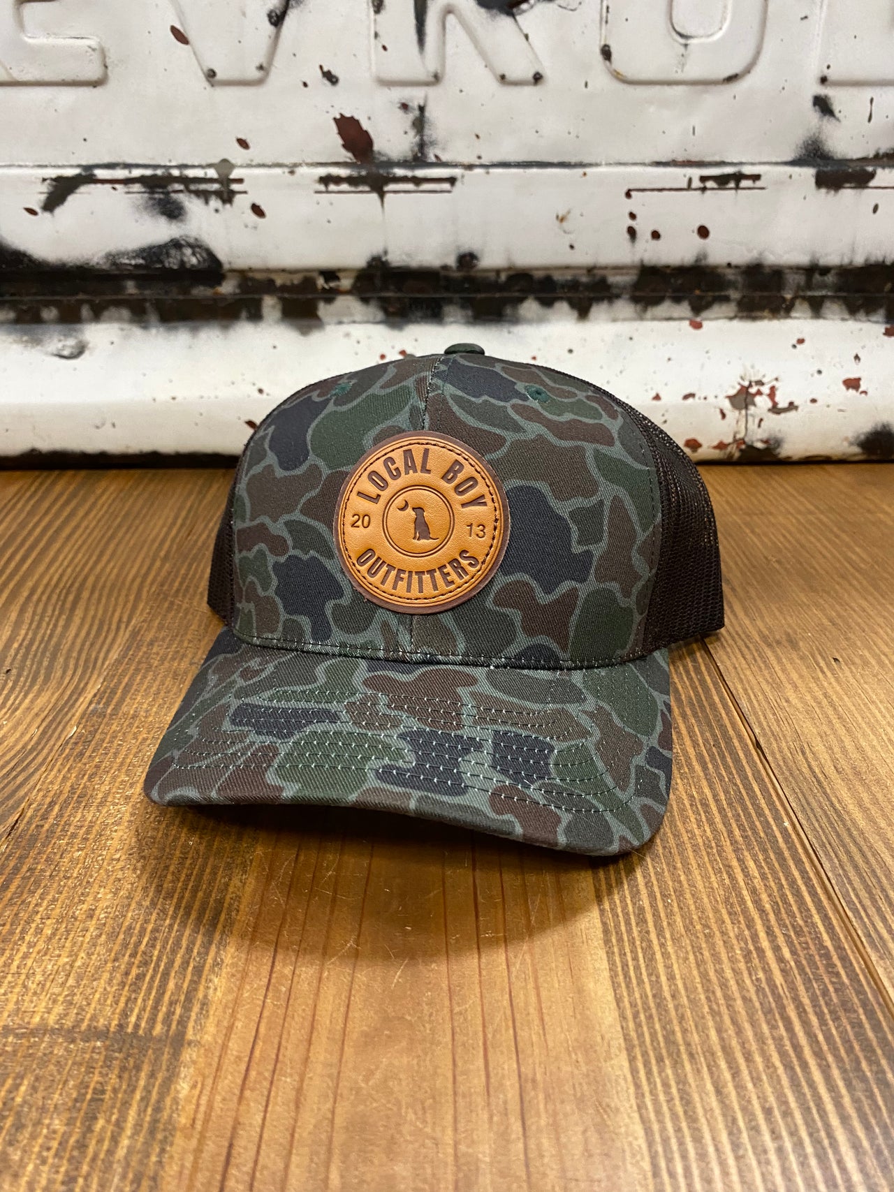 Shot Shell Patch Trucker Cap - Localflage/Coffee