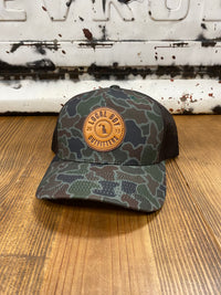 Thumbnail for Shot Shell Patch Trucker Cap - Localflage/Coffee