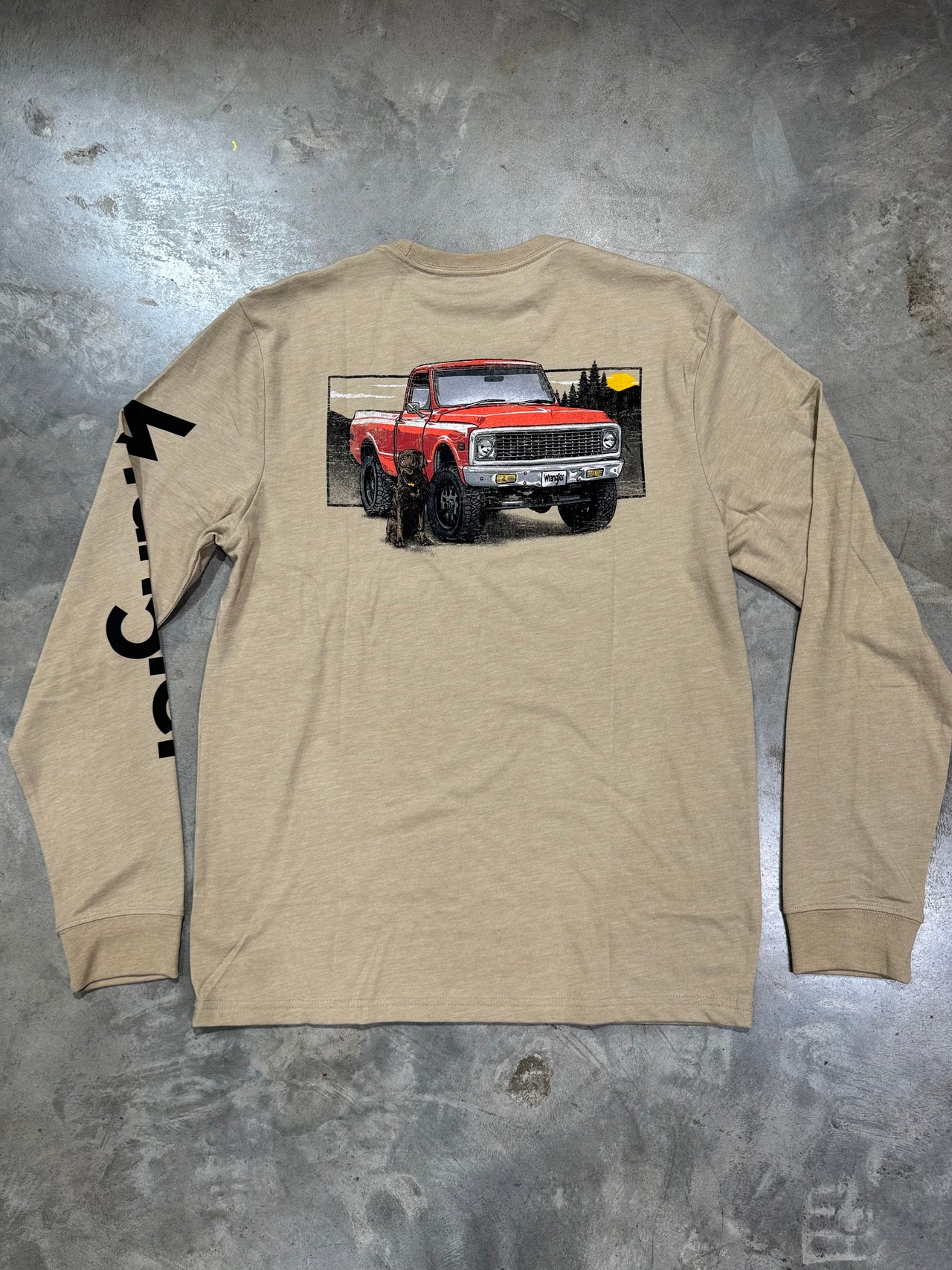 Great Outdoors LS Tee - Oatmeal