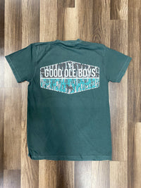 Thumbnail for Men's T-Shirt. Short Sleeve. Dark Green.
