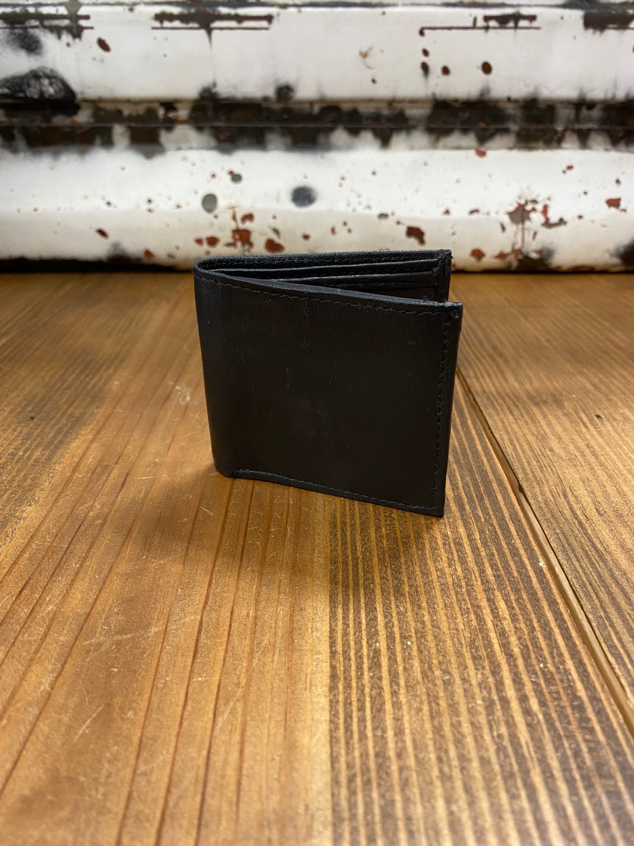 Kids youth bifold genuine leather wallet. 