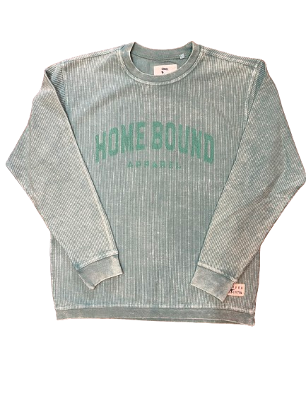 Serenity Shade: Original Corded Soft Sweatshirt in Seafoam Green - Elevate Your Comfort in Stylish Tranquility!