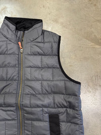 Thumbnail for Brick Quilted Vest - Charcoal