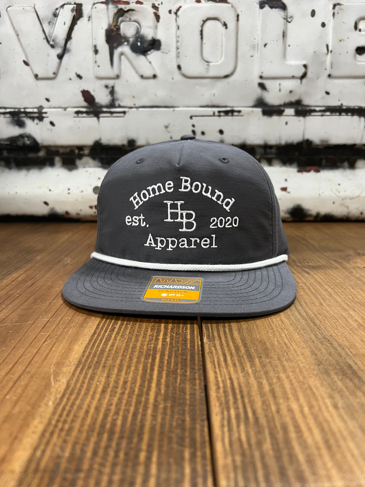 Branded HB Outdoor Rope Cap - Charcoal