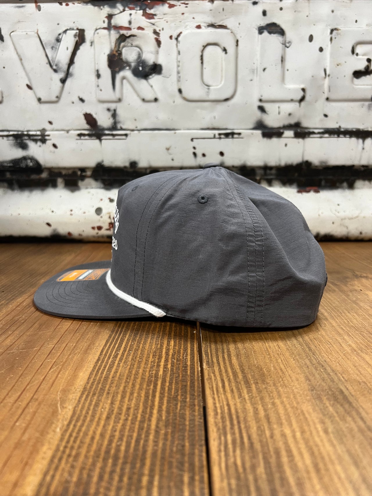 Branded HB Outdoor Rope Cap - Charcoal