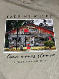 Thumbnail for Take Me Where Time Moves Slower SS Tee - Bay