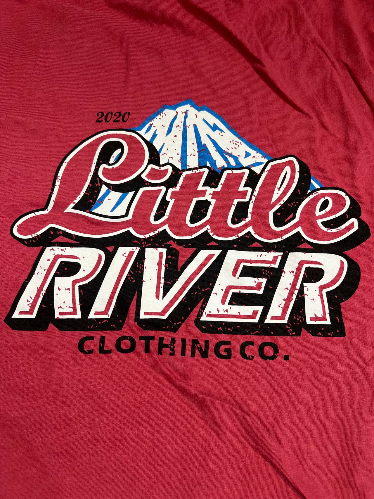Little River Coors Light SS Tee - Crimson