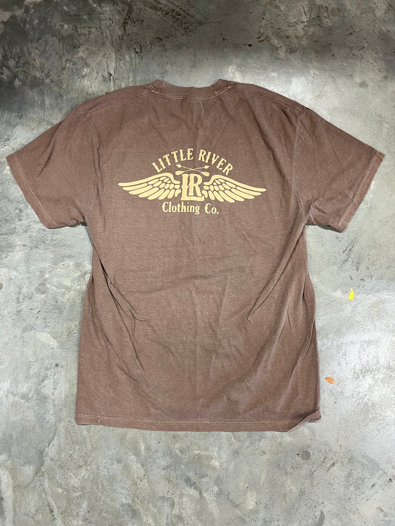Little River Wings SS Tee - Brown