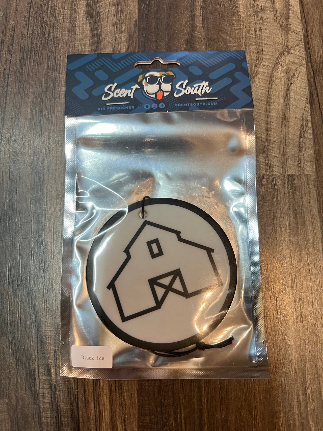 Home Bound Logo Car Freshener - Black Ice