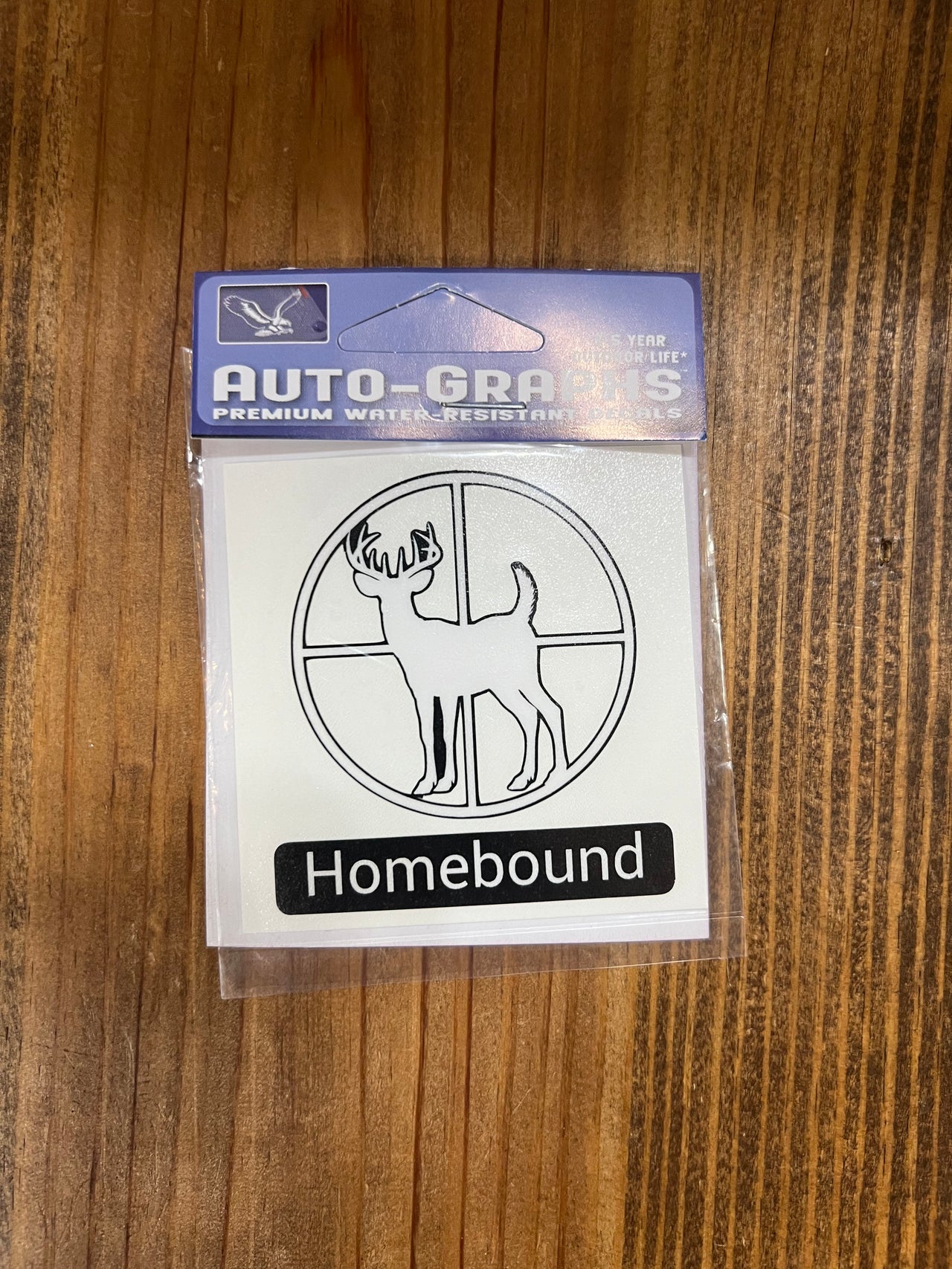 Home Bound Down Scope Deer Decal