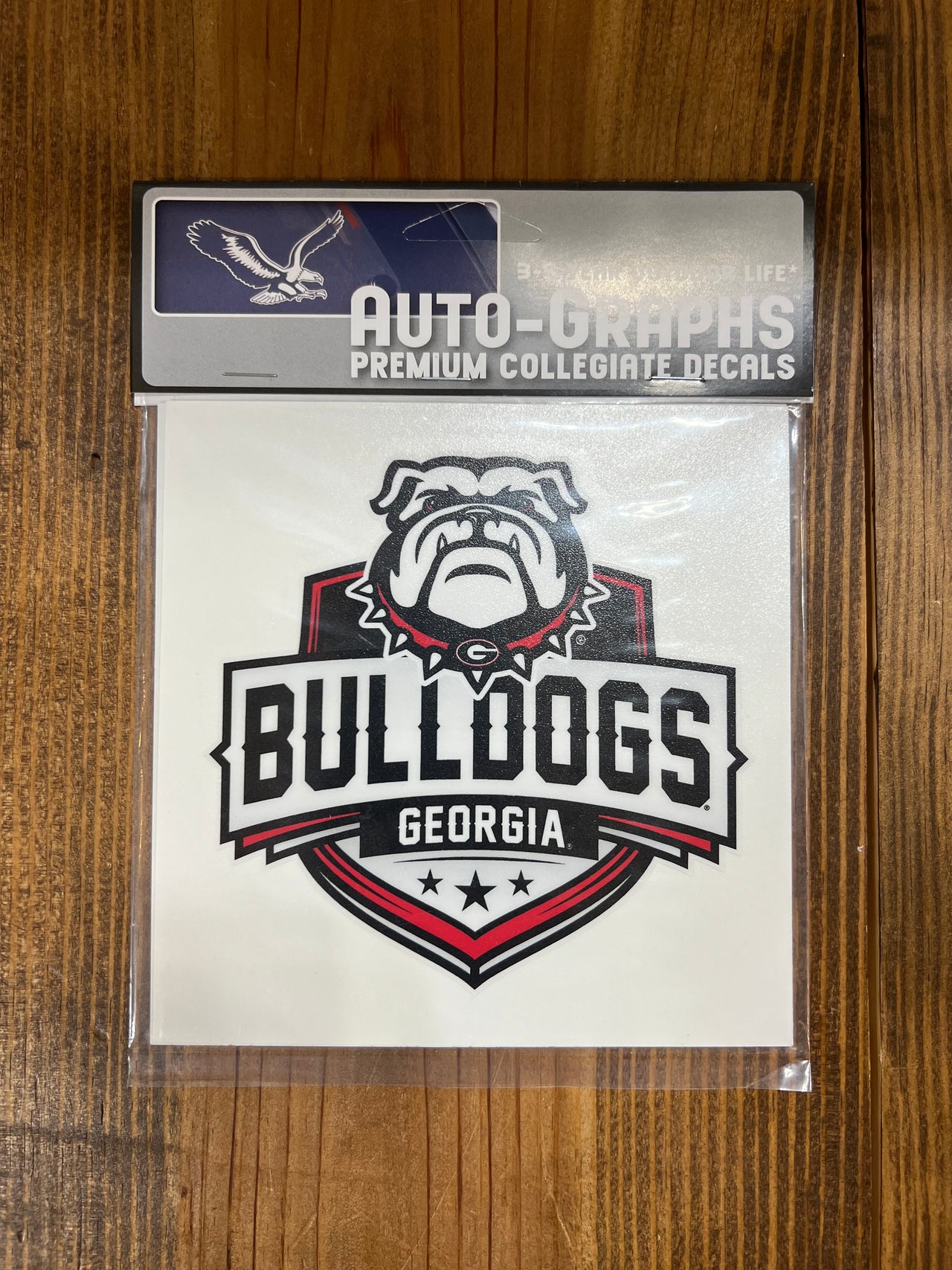 Georgia Bulldogs Western Badge Decal