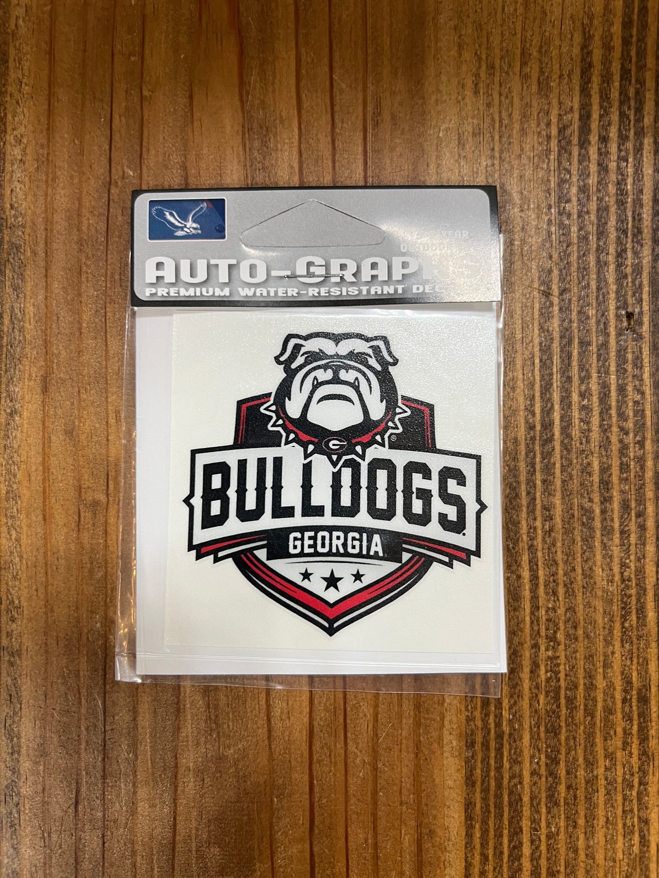 Georgia Bulldogs Western Badge Decal