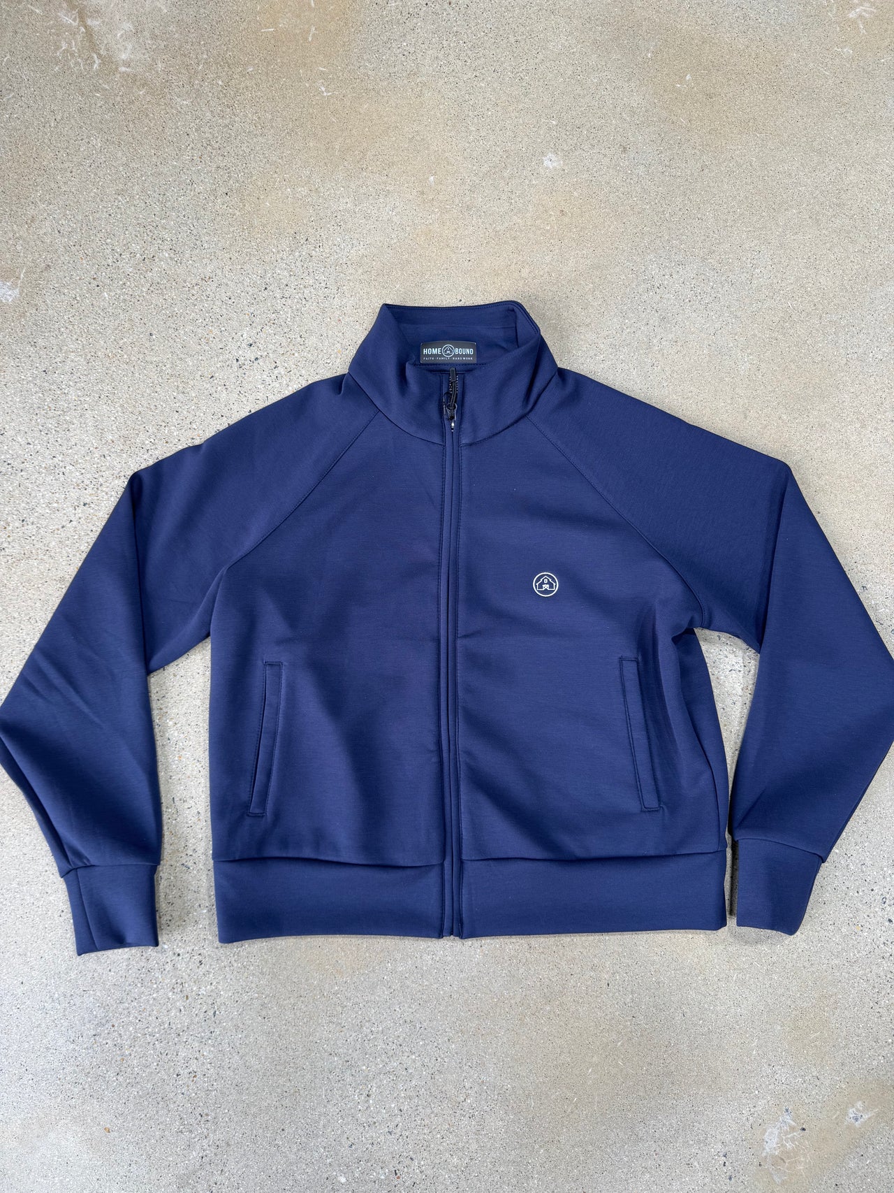 Home Bound Navy Performance Full Zip