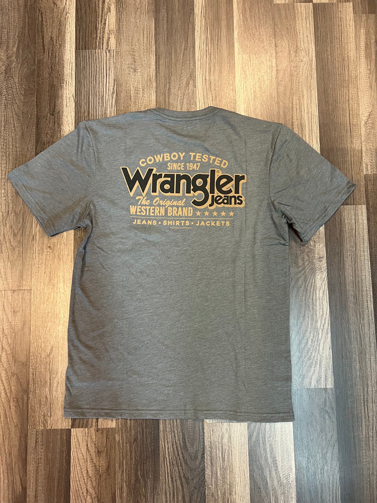 Wrangler Original Logo SS Tee - Grey