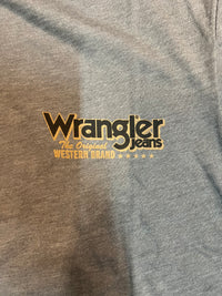 Thumbnail for Wrangler Original Logo SS Tee - Grey