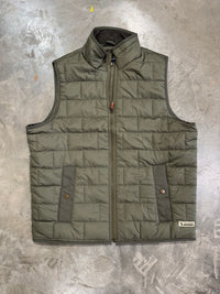 Thumbnail for Brick Quilted Vest - Moss Gray