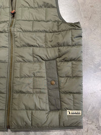 Thumbnail for Brick Quilted Vest - Moss Gray