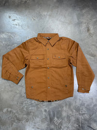 Thumbnail for Sportsman's Shacket - Rustic Oak