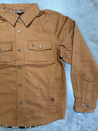 Thumbnail for Sportsman's Shacket - Rustic Oak