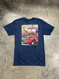 Thumbnail for Lab Truck SS Tee - Navy