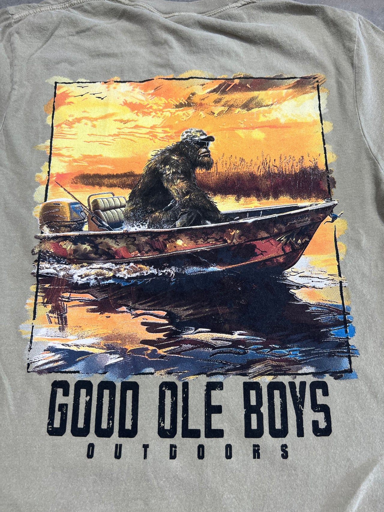 Bigfoot Marsh SS Tee - Marsh Green