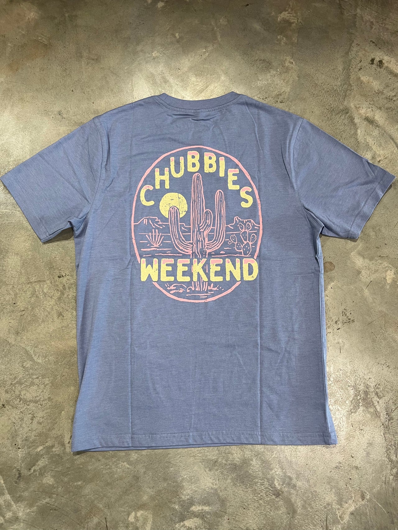 The Stuck On The Weekend SS Tee - Stonewash