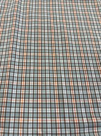 Thumbnail for Home Bound Plaid Button Up Shirt - Brown/Salmon/Light Blue