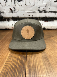 Thumbnail for Southern Casanova 7 Panel Waxed Canvas Cap - Hunter Green