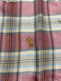 Thumbnail for Southern Casanova Plaid LS Button Down - Withered Garnet