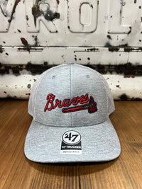 Thumbnail for '47 Brand Atlanta Braves Chop Cap - Heather Grey