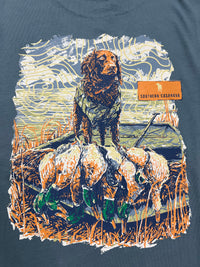 Thumbnail for Southern Casanova Topographic Boykin LS Tee - Slate