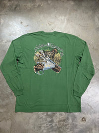 Thumbnail for Southern Casanova Smoke Break LS Tee - Green