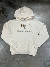 Thumbnail for Home Bound Branded Logo Hoodie - Cream Heather