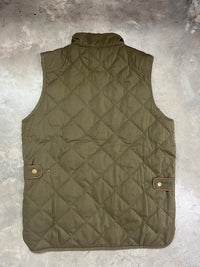 Thumbnail for Home Bound Quilted Full Zip Vest - Loden