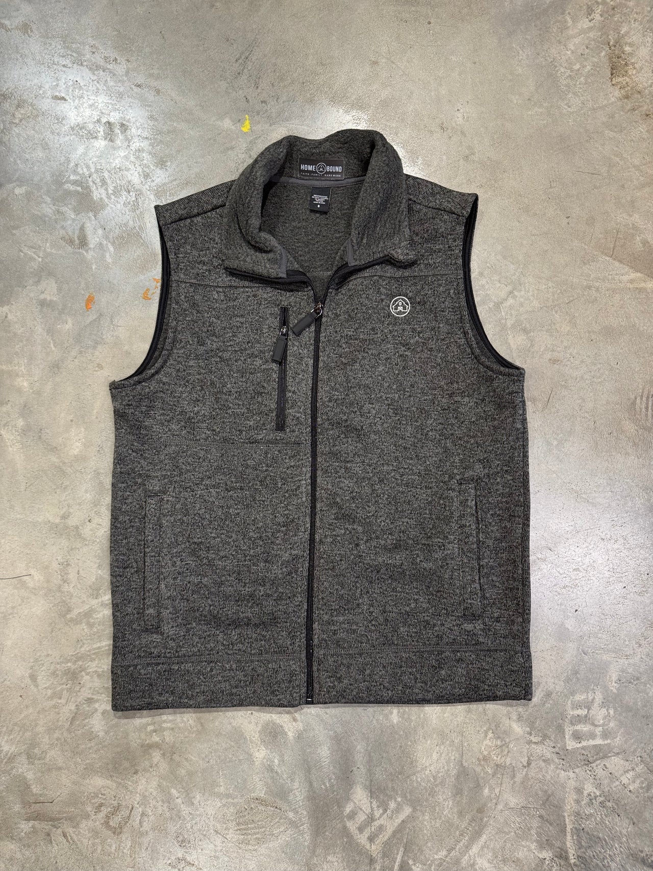 Home Bound Vest - Heathered Black