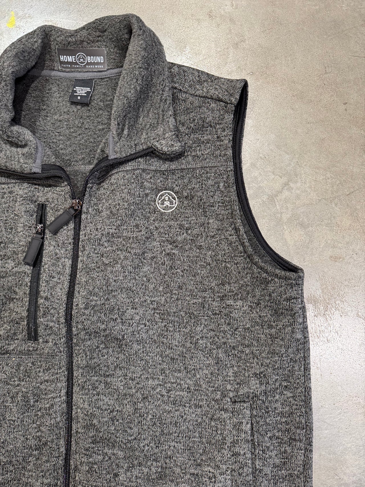 Home Bound Vest - Heathered Black